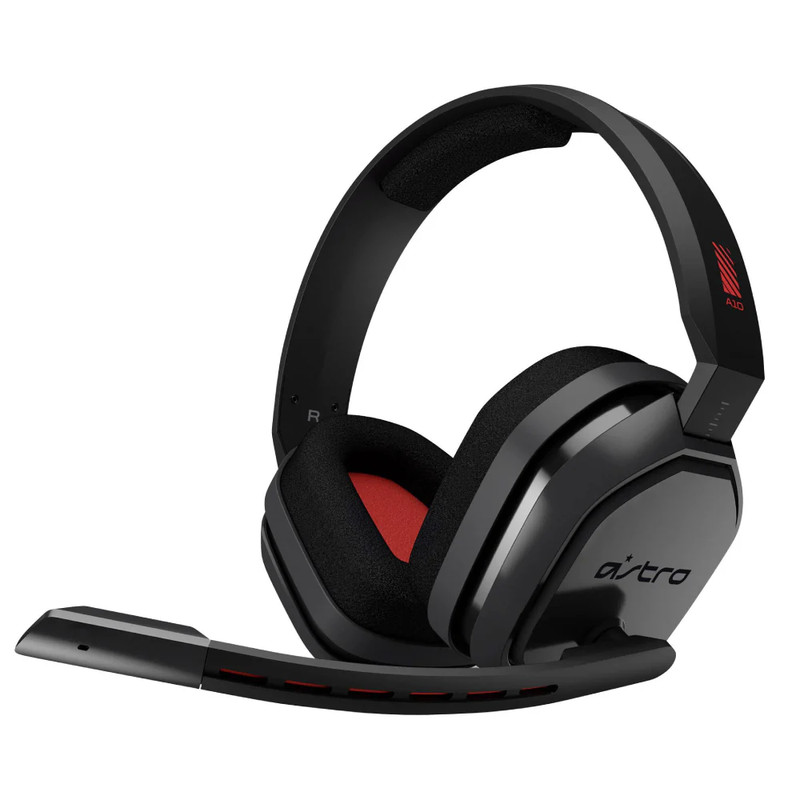 Astro A10 Gen1 Gaming Headset - Grey/Red - سماعة
